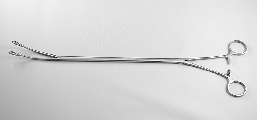 42cm双关节卵圆钳 弯有槽834cm双关节卵圆钳 弯有槽头10mm